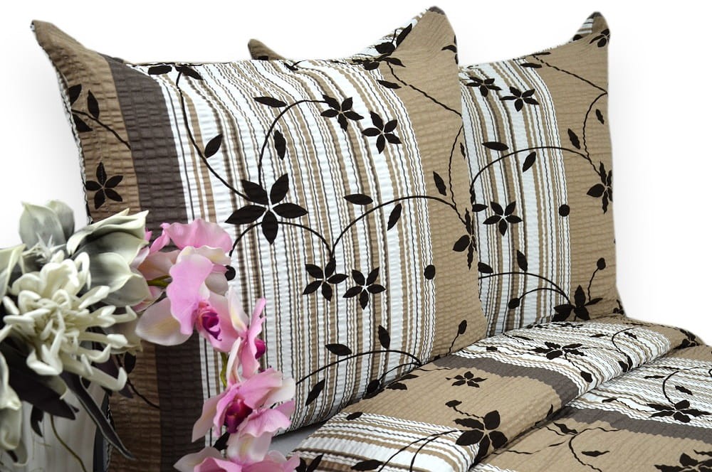 Pościel z Kory 100% Bawełna 160x200 Brąz Gałązki 3385