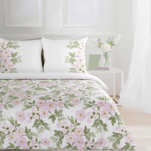 Pościel Satyna Bawełniana Nika 160x200 Kwiaty Łąka 44