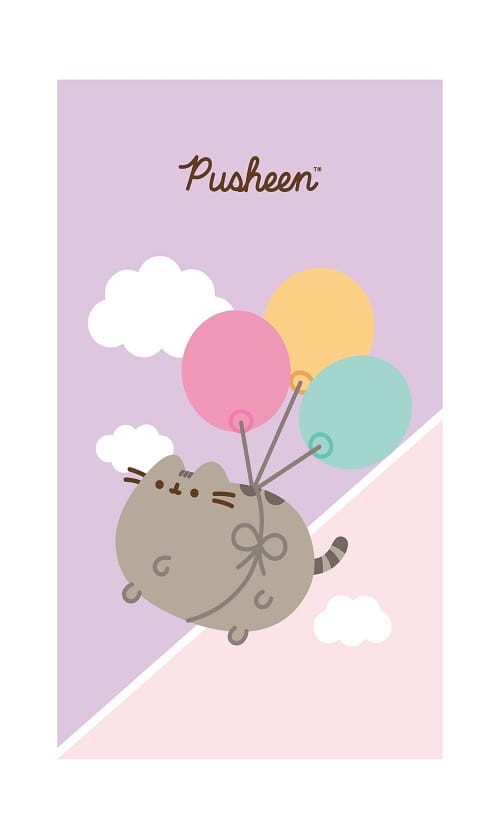 Ręcznik Dziecięcy Licencyjny 70x140 Pusheen Baloniki 5044
