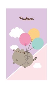 Ręcznik Dziecięcy Licencyjny 70x140 Pusheen Baloniki 5044