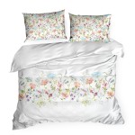Pościel Satyna Bawełniana Spring 160x200 Kwiaty Łąka 24