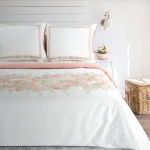 Pościel Satyna Bawełniana Spring 160x200 Bukiet Róż 25