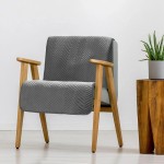 Narzuta na Fotel 70x160 Velvet Sofia Grafit