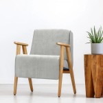 Narzuta na Fotel 70x160 Velvet Sofia Srebrny