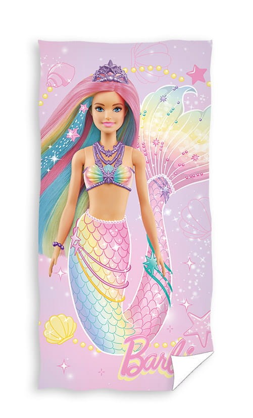 Ręcznik Dziecięcy Licencyjny 70x140 Barbie Syrena 5006