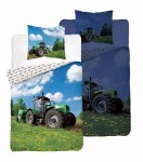 Pościel Dziecięca 100% bawełna 160x200 Traktor Fluo 2639 C