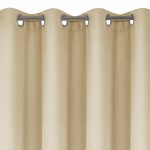Zasłona Gotowa Gładka Przelotki 140x250 Rita Beżowa
