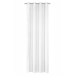 Zasłona Gotowa Gładka Przelotki 140x250 Rita Biała