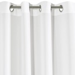 Zasłona Gotowa Gładka Przelotki 140x250 Rita Biała