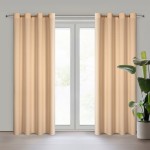 Zasłona Gotowa Gładka Przelotki 140x250 Rita Brzoskwiniowa