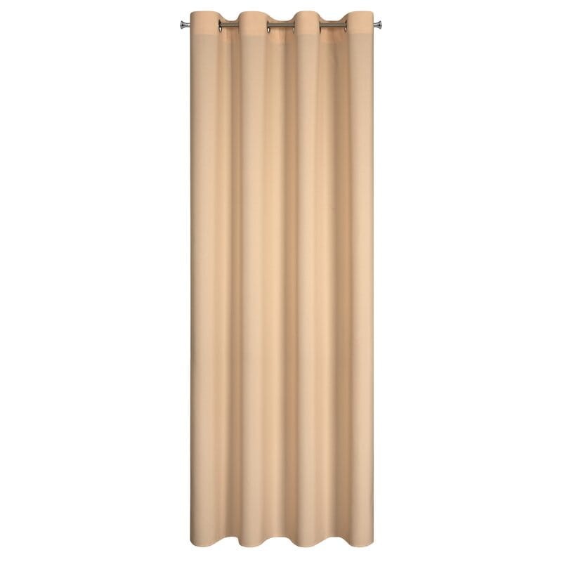 Zasłona Gotowa Gładka Przelotki 140x250 Rita Brzoskwiniowa