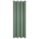 Zasłona Gotowa Gładka Przelotki 140x250 Rita Ciemna Mięta