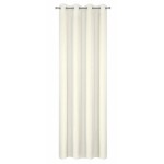 Zasłona Gotowa Gładka Przelotki 140x250 Rita Kremowa