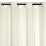 Zasłona Gotowa Gładka Przelotki 140x250 Rita Kremowa