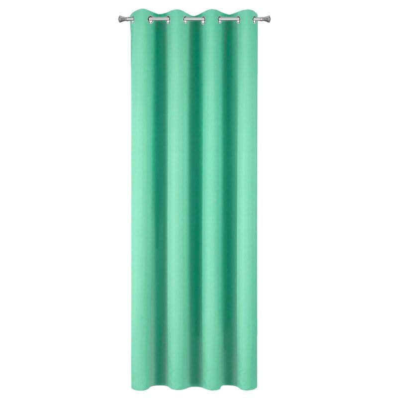Zasłona Gotowa Gładka Przelotki 140x250 Rita Mięta