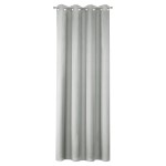 Zasłona Gotowa Gładka Przelotki 140x250 Rita Stalowa