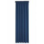 Zasłona Gotowa Gładka Taśma 140x270 Rita Ciemny Niebieski