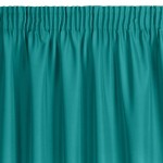 Zasłona Gotowa Gładka Taśma 140x270 Rita Turkusowa