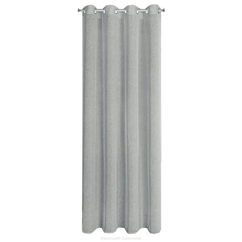 Zasłona Gotowa Przelotki Angelica 140x250 Srebrna