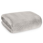 Narzuta na łóżko 170x210 Velvet Sofia Beżowa