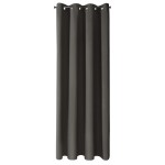 Zasłona Gotowa Zaciemniająca Przelotki 135x250 Logan Grafitowa