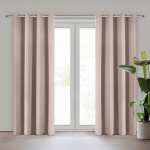 Zasłona Gotowa Zaciemniająca Przelotki 135x250 Logan Puder