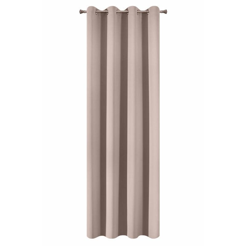 Zasłona Gotowa Zaciemniająca Przelotki 135x250 Logan Puder