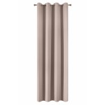 Zasłona Gotowa Zaciemniająca Przelotki 135x250 Logan Puder