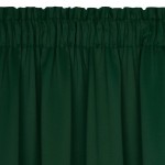 Zasłona Gotowa Zaciemniająca Taśma 135x270 Logan Ciemna Zieleń