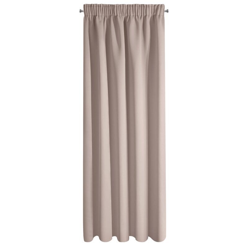 Zasłona Gotowa Zaciemniająca Taśma 135x270 Logan Puder