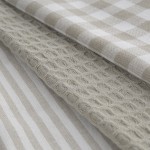 Komplet 3 sztuk Ściereczek Kuchennych 50x70 Lucy Beż