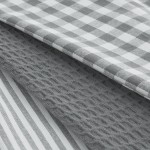 Komplet 3szt Ściereczek Kuchennych 50x70 Lucy Srebrny