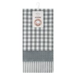 Komplet 3szt Ściereczek Kuchennych 50x70 Lucy Srebrny