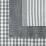 Komplet 3szt Ściereczek Kuchennych 50x70 Lucy Srebrny