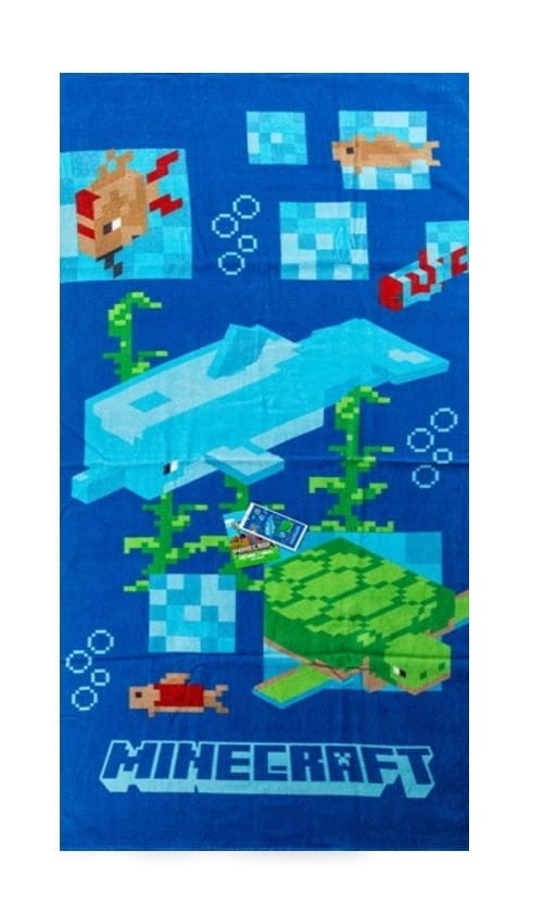 Ręcznik Dziecięcy Kąpielowy 70x140 Minecraft 5104
