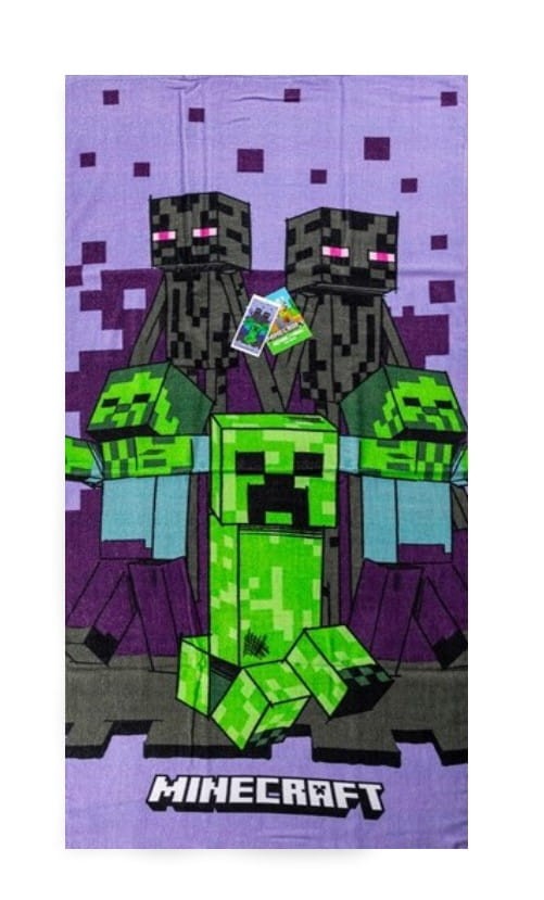 Ręcznik Dziecięcy Kąpielowy 70x140 Minecraft 2024 R