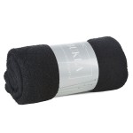 Narzuta na Fotel Koc Bukla 70x160 Czarny