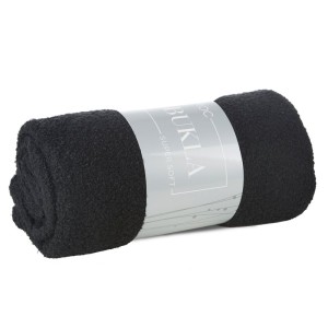 Narzuta na Fotel Koc Bukla 70x160 Czarny