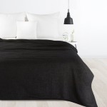 Narzuta na Fotel Koc Bukla 70x160 Czarny