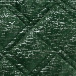 Narzuta na Łózko Kapa Welurowa Luiz 170x210 Zielona Nadruk