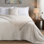 Narzuta Dwustronna Futerko Tkanina Barankowa Nina 170x210 Beż