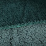 Narzuta na Łóżko Dwustronna Nina 220x240 Futerko Ciemna Zieleń