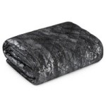 Narzuta Dekoracyjna Kapa 170x210  Blink3 Eurofirany Czarna
