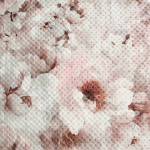 Narzuta Dekoracyjna 170x210 Florina Kwiaty Pudrowa
