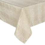 Obrus Beżowy 140x180 Zakardowy Alina
