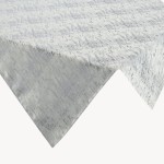 Obrus Srebrny 140x180 Żakardowy Alina