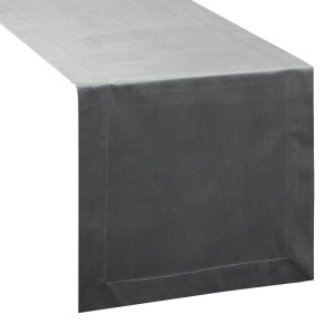 Obrus Stalowy 140x180 Welwetowy Melinda