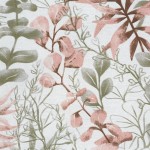Pościel bawełniana 160x200 Kwiaty Gałązki Puder Freesia