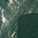 Narzuta Kapa na łóżko 170x210 Ciemna Zieleń Wzór GeometrycznyLuiz 6