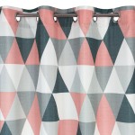 Zasłona 140x250 na Przelotkach Adina Geometryczny Wzór Eurofirany
